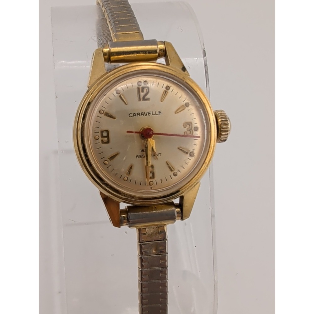 Vintage Caravelle Bulova Women's 21mm Case Mechanical Watch- Working